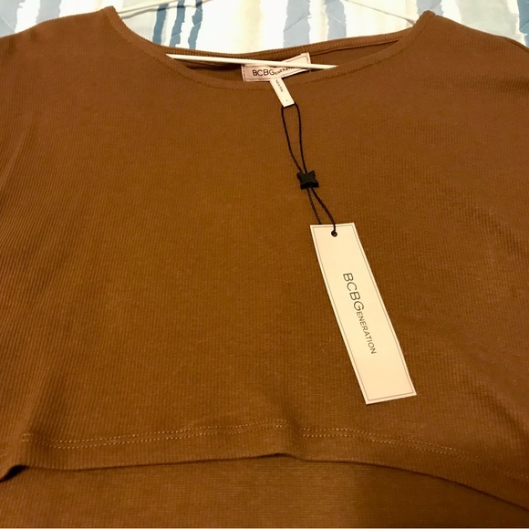 NWT BCBG Chocolate Cutout Bodycon Dress - Picture 4 of 4